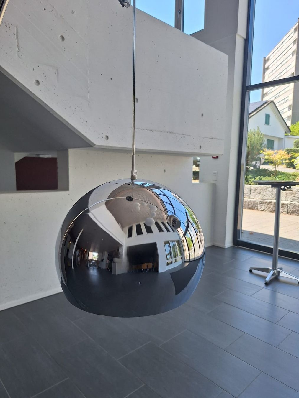 Lampade: Kugelleuchte Chrom Silber Metall gebraucht – Usato da Bleienbach venduto da mogig 1