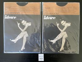 Nylons Strapsstrümpfe bas calze stockings 2 Paar vintage N26