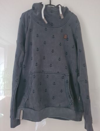 NAKETANO Hoodie mit Anker Muster, Grösse XL, Top Zustand!