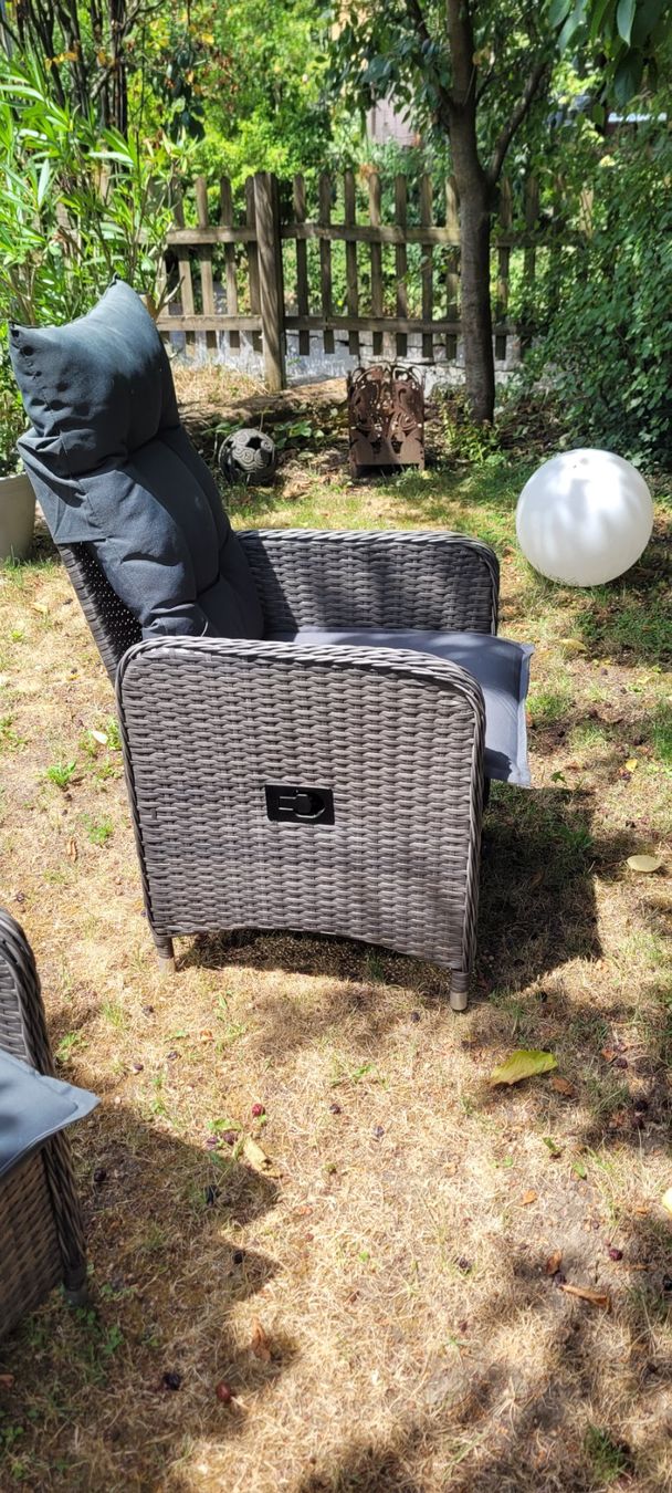 Vidaxl Poltrone: 4 Gartensessel mit Kissen – Usato da Zuzwil SG venduto da ukater 1