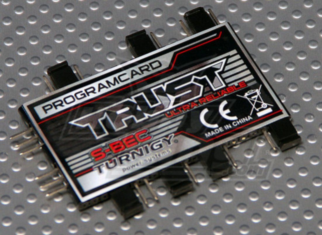 Modellismo RC: Turnigy Trust SBEC Programming Card ESC – Nuovo e nell'imballaggio originale da Trélex venduto da Arnaudyak