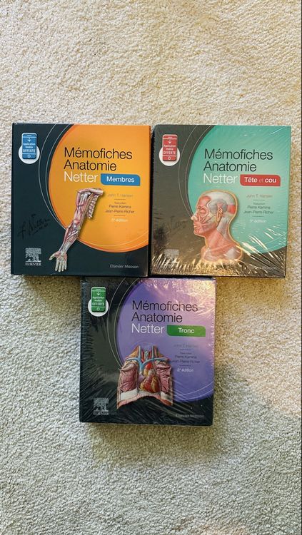 Netter Anatomy memofiches- Medical School Book (Neu und ...