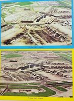 Aviatik Postkarten O-Hare Airport 1976 ungelaufen