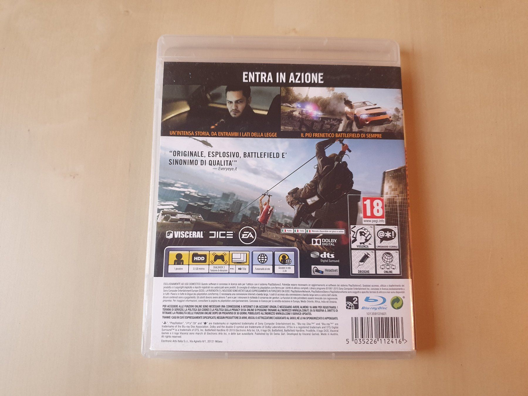 Sony Giochi: Battlefield Hardline ITA – Usato da Stansstad venduto da collectorsshop 1