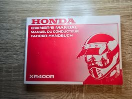 Honda XR XR400 XR400R 400 R Handbuch Manual Manuel MXR