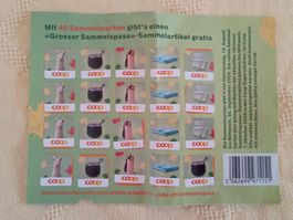 Coop Marken GROSSER SAMMELSPASS volle Karte