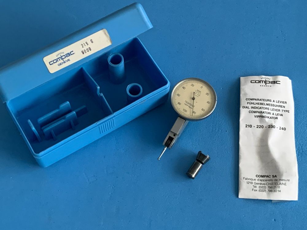 Fühlhebelmessuhr Comparateurs a Levier Tesa Tesatast mit Box (Gebraucht ...