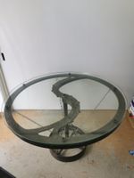 Schwungrad Tisch Eigenbau Mit Glasplatte