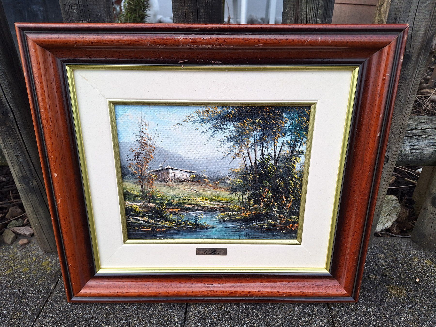 Tableaux: Nati Lloret - Ölbild Landschaft – D'occasion à Altstätten SG par GGsGameshop 1