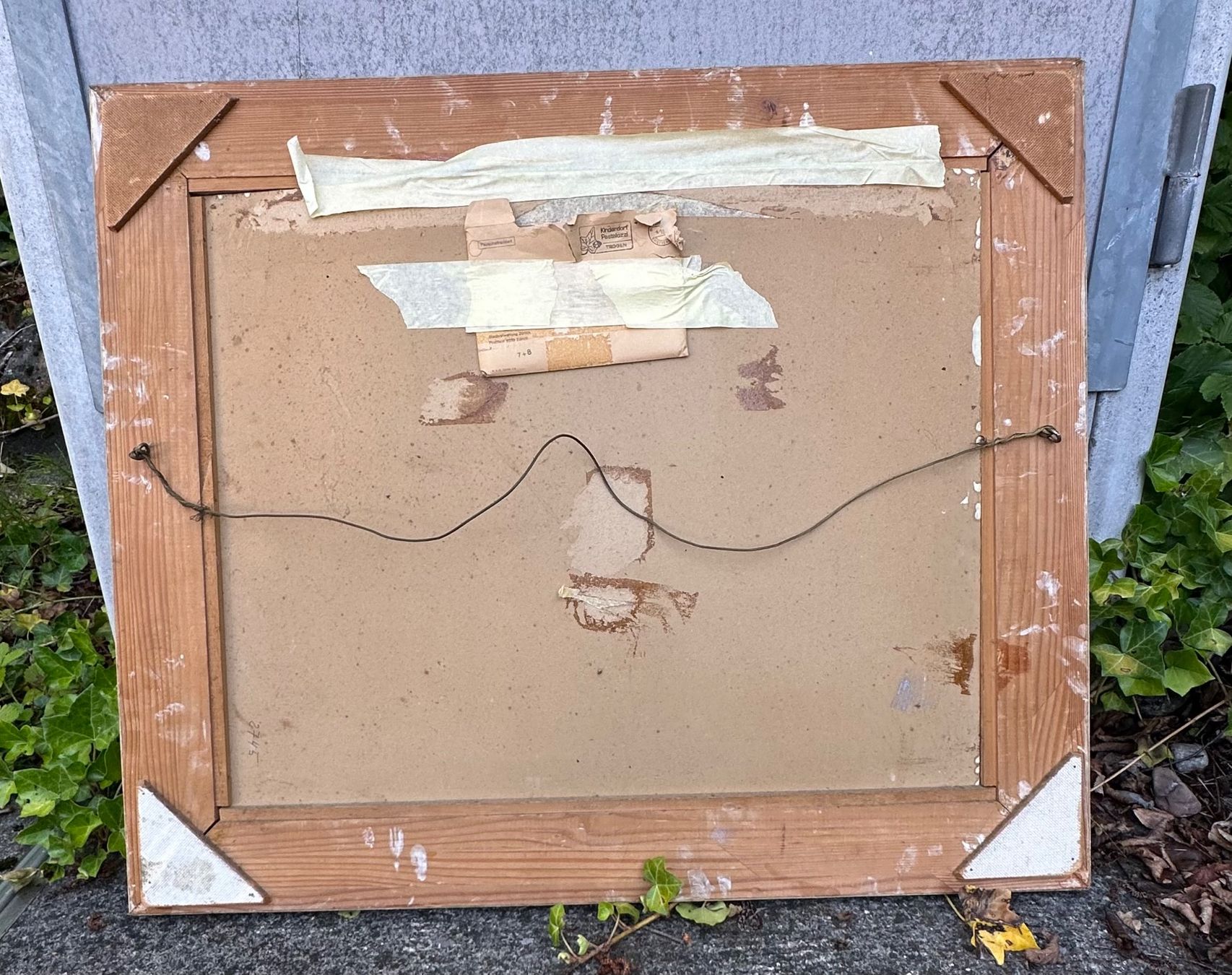 Dipinti: Ab Fr. 1.-  Original Gemälde sign. Borer 44 – Usato da Zürich venduto da brazerola 5