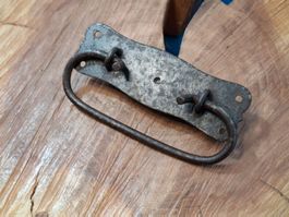 1 schöner antiker Fall Griff, 10.6cm, Eisen (LOT3423#MBS3)