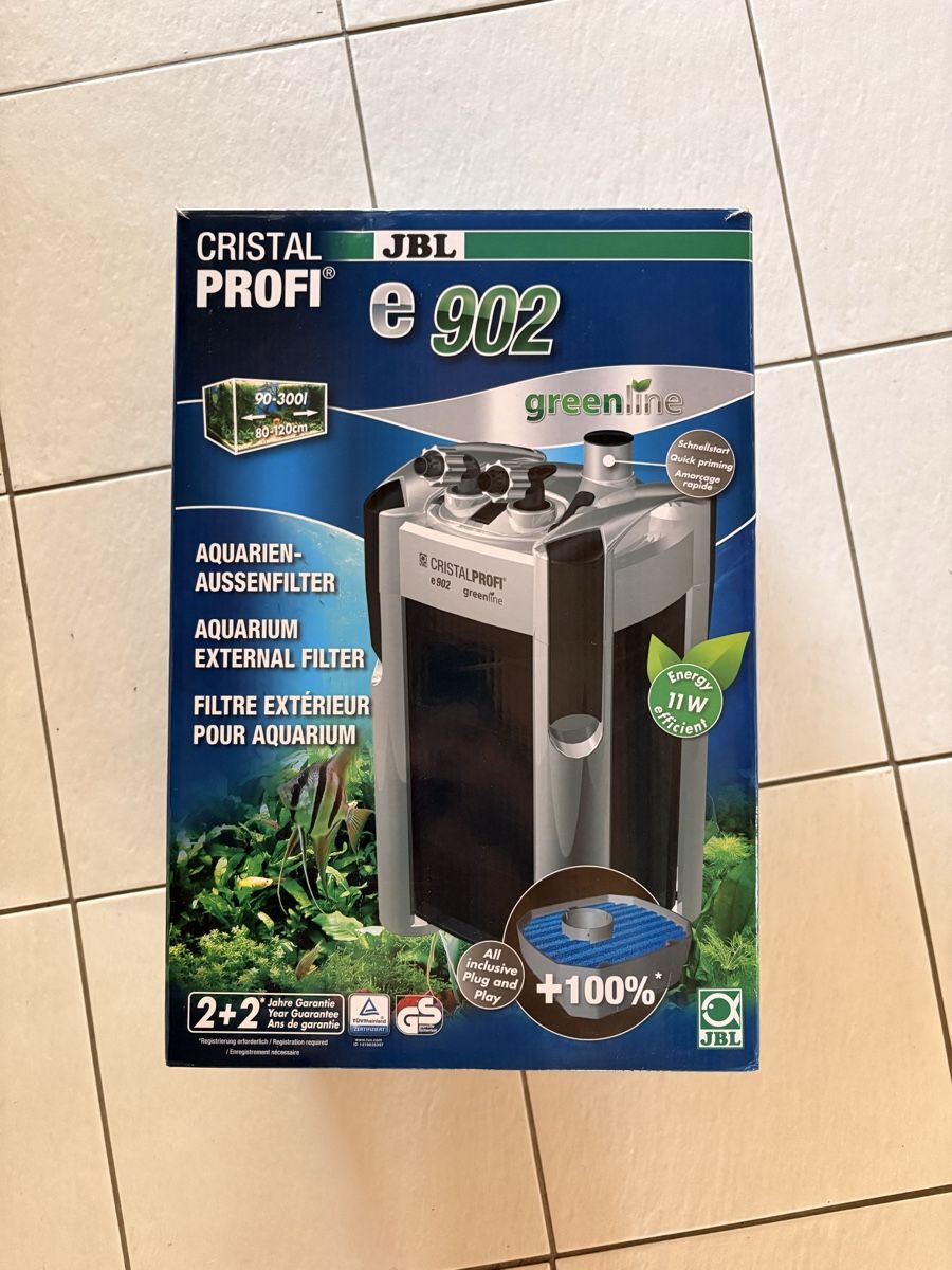 JBL Filtri: Aquarien-Aussenfilter, JBL e 902 – Nuovo e nell'imballaggio originale da Unterlunkhofen venduto da SB251