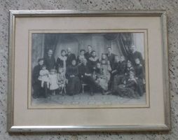 Sammlerobjekt ++ Foto eingerahmt ++ Familie Schabert