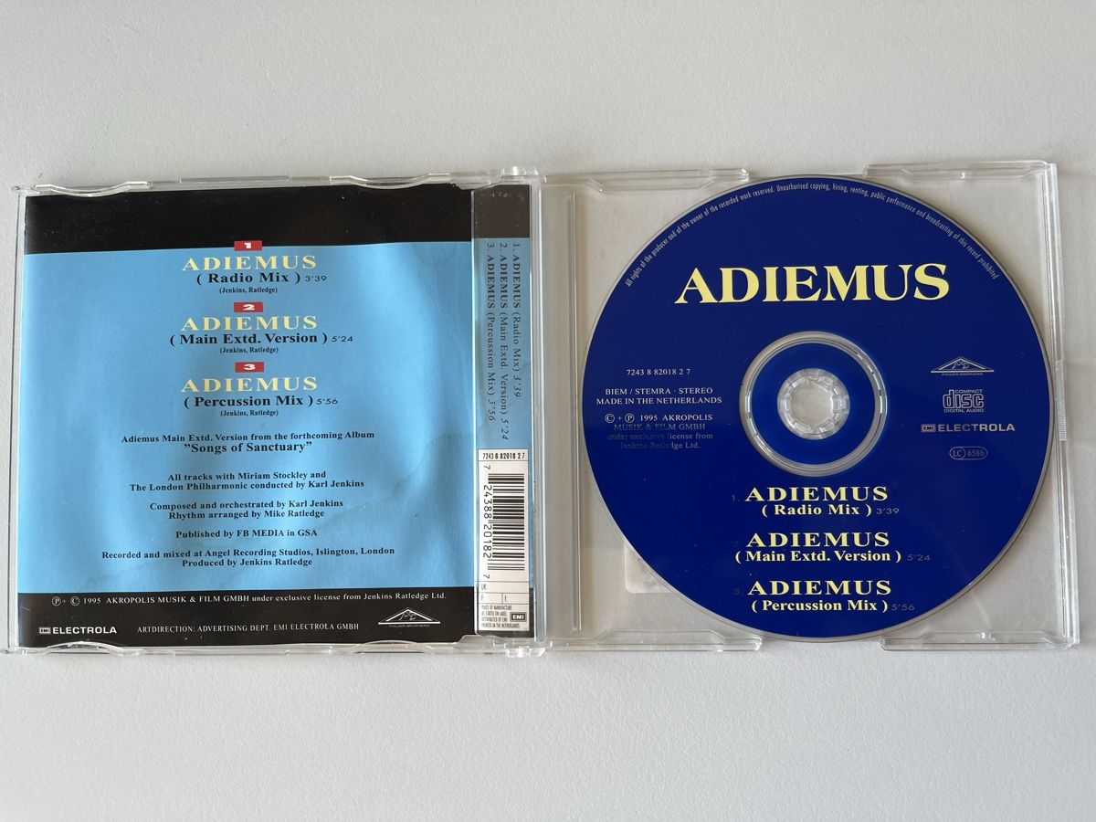 CDs: Adiemus [Single-CD] – Gebraucht aus Zürich von audn 1