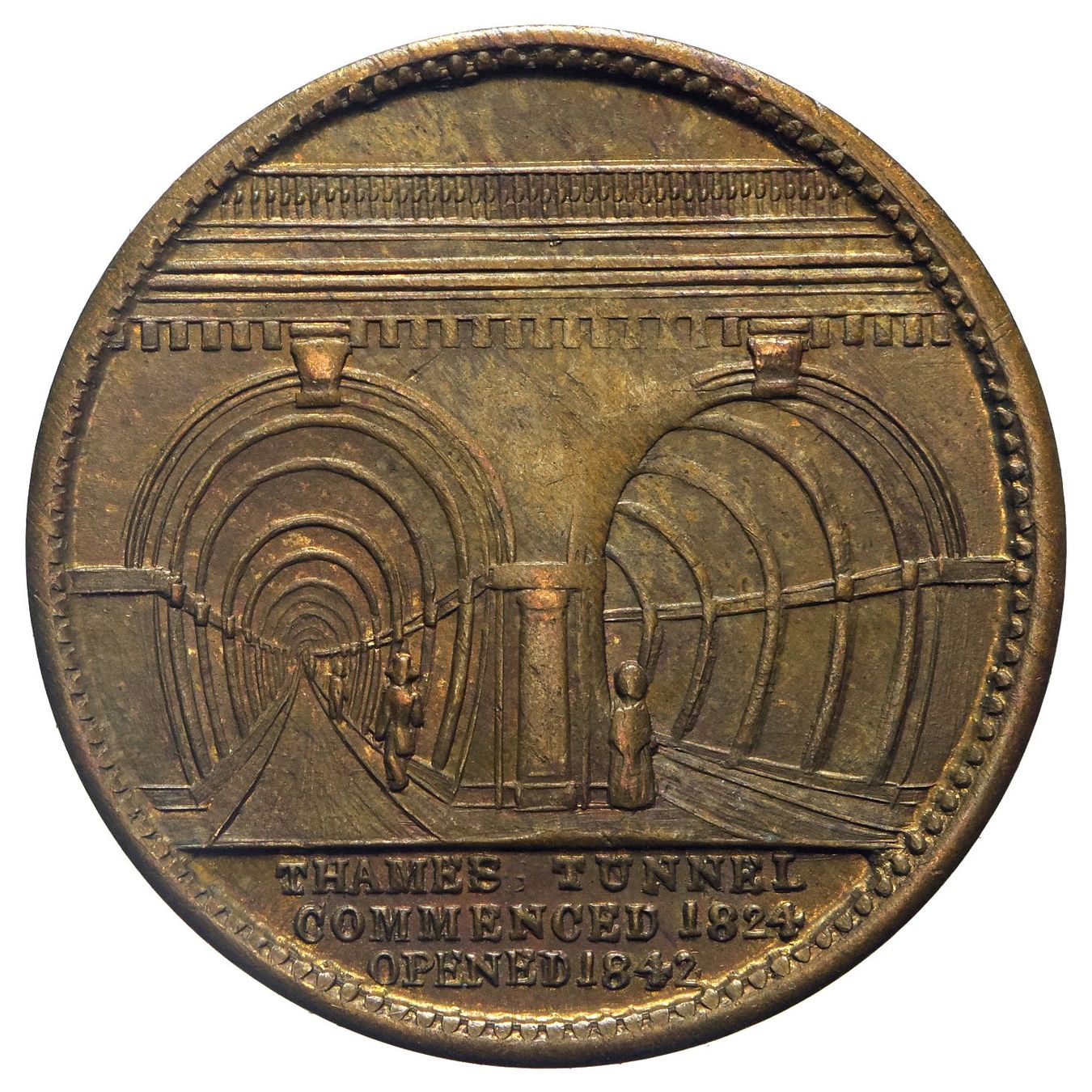 Medaglie: UK, Thames Tunnel 1846 – Usato da Lugano venduto da Numisartes 1