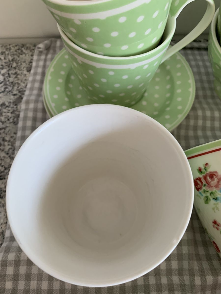 Greengate Set di piatti: Grosse Greengate Sammlung Tassen, Cups Schalen usw. – Usato da Ellikon an der Thur venduto da Bali1999 9