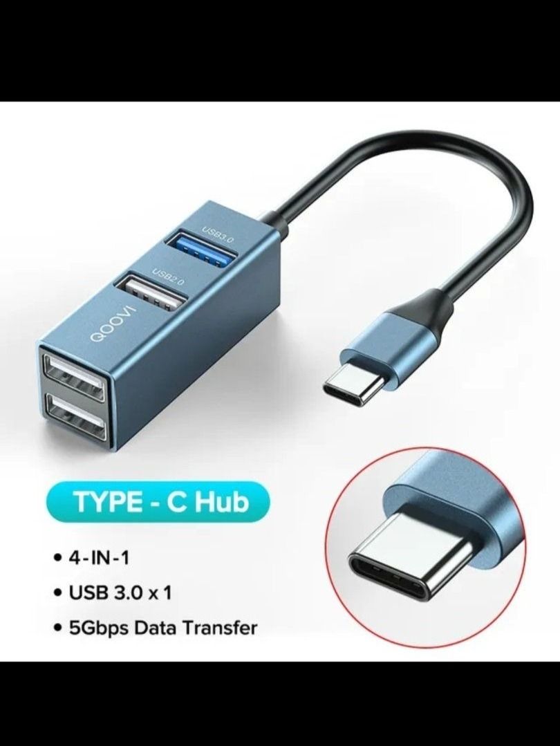 Hubs & Switches: HUB USB C avec 4 port USB – Neu und originalverpackt aus Cheseaux-sur-Lausanne von 10CHF 2