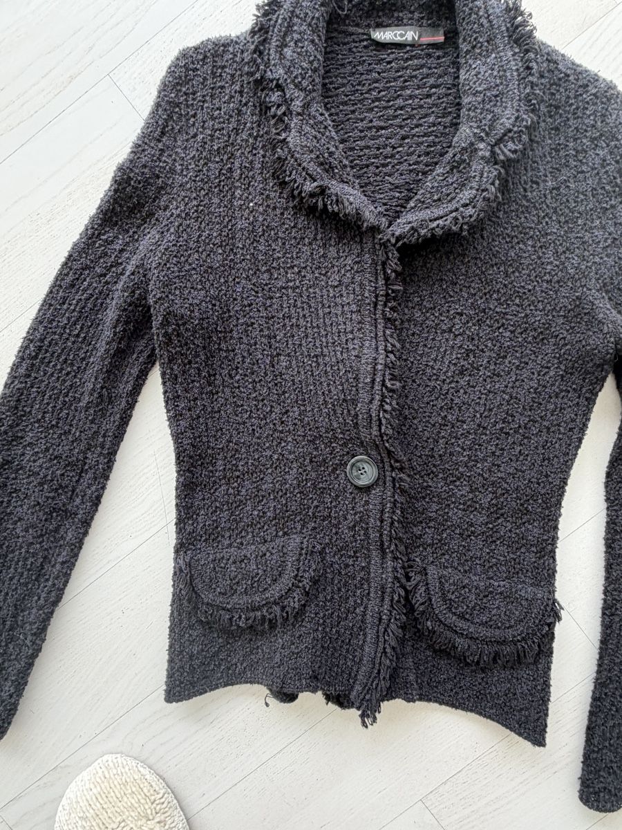 Marc Cain Giacche: Marc Cain Bouclé Strickjacke GR. 36 – Nuovo e nell'imballaggio originale da Wettswil venduto da ramba 1