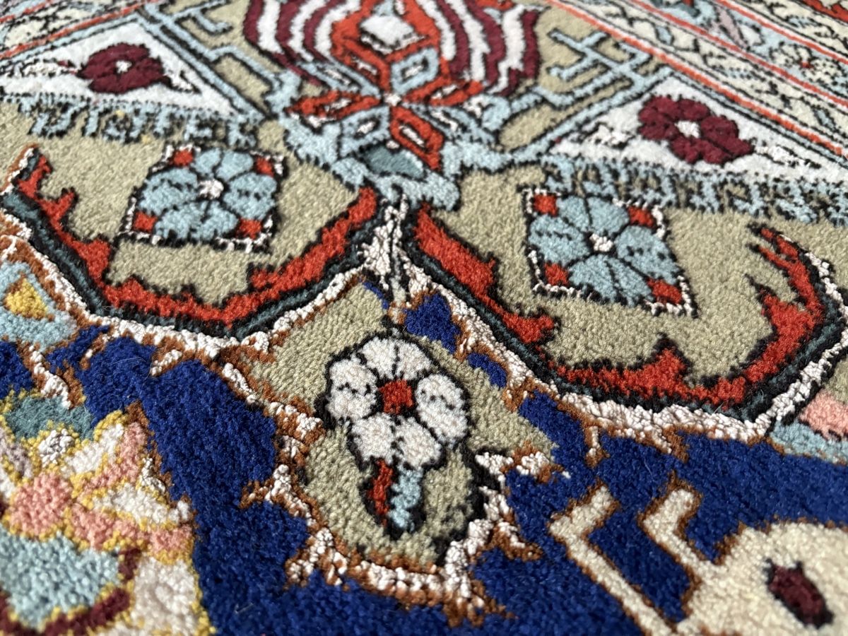 Tappeti: Makelloser Täbriz m. Seide - handgeknüpfter Perserteppich – Usato da Bennau venduto da Mayer_Carpets 1