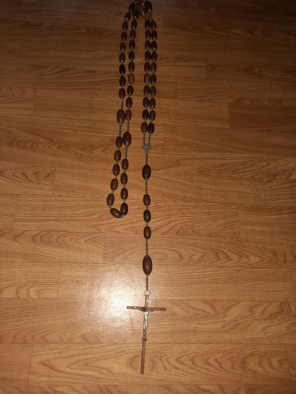 Sonstiger Schmuck: Grosser hölzerner Rosenkranz – Gebraucht aus Biasca von Old_6blh 6