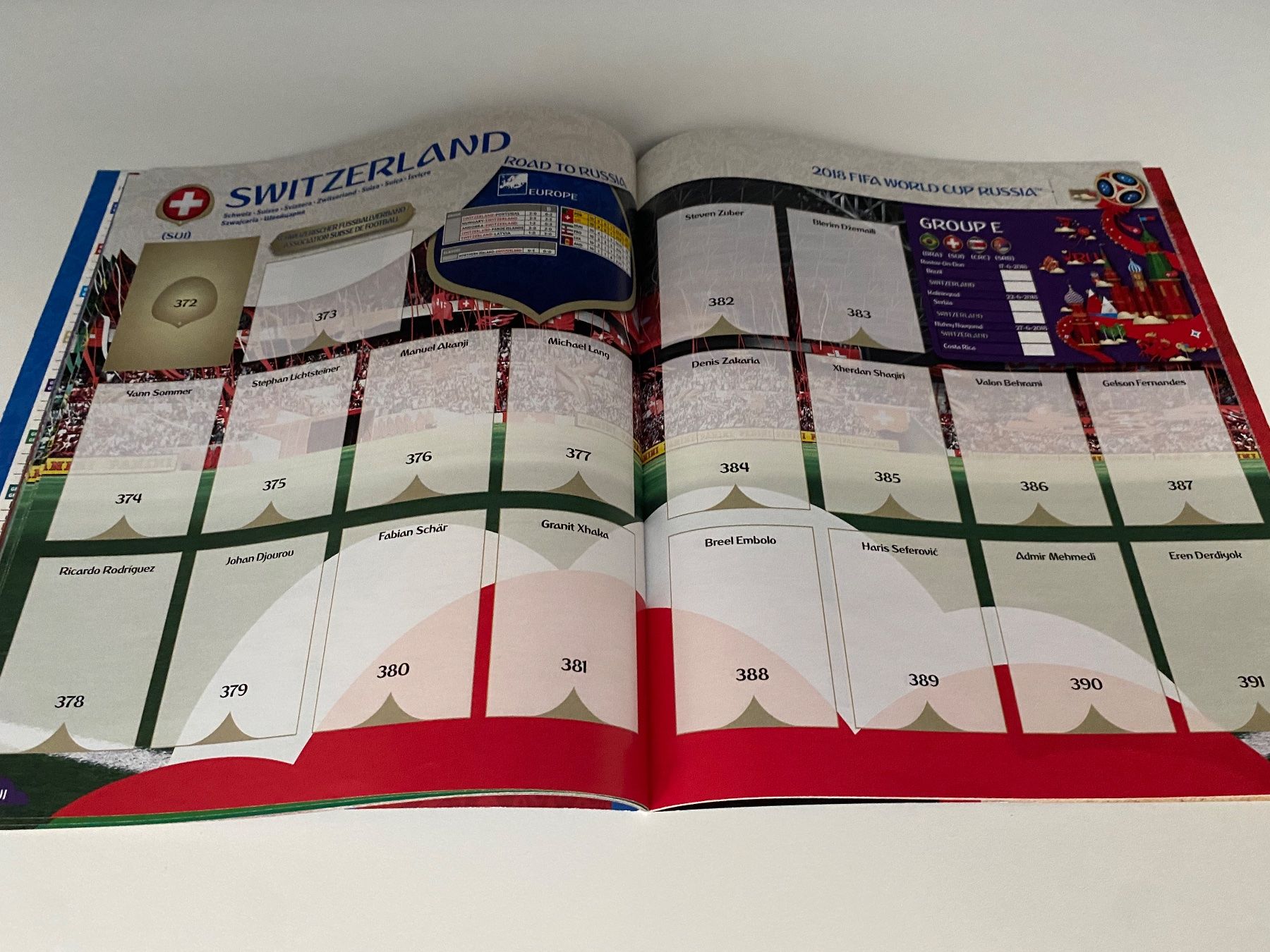 Panini Album: Panini Leeralbum World Cup Russland 2018 – AUT-Version – Usato da Hergiswil LU venduto da FcMalkov 7
