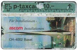 Taxcard 311L_37051 ASCOM Dreiländereck Basel 800 Ex defekt