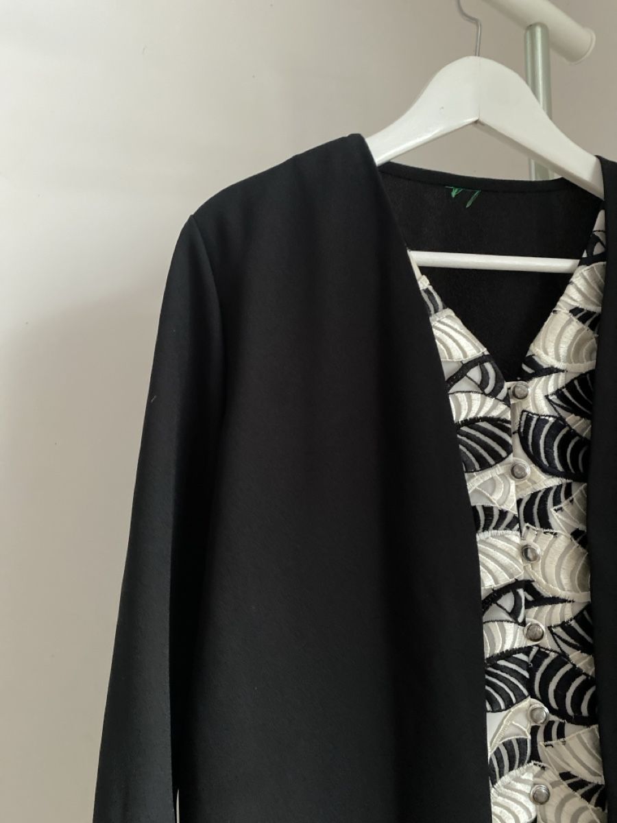 Camicette: Schicke Bluse Gr.m Schwarz mit Muster – Usato da lommis venduto da inf_thv8 2