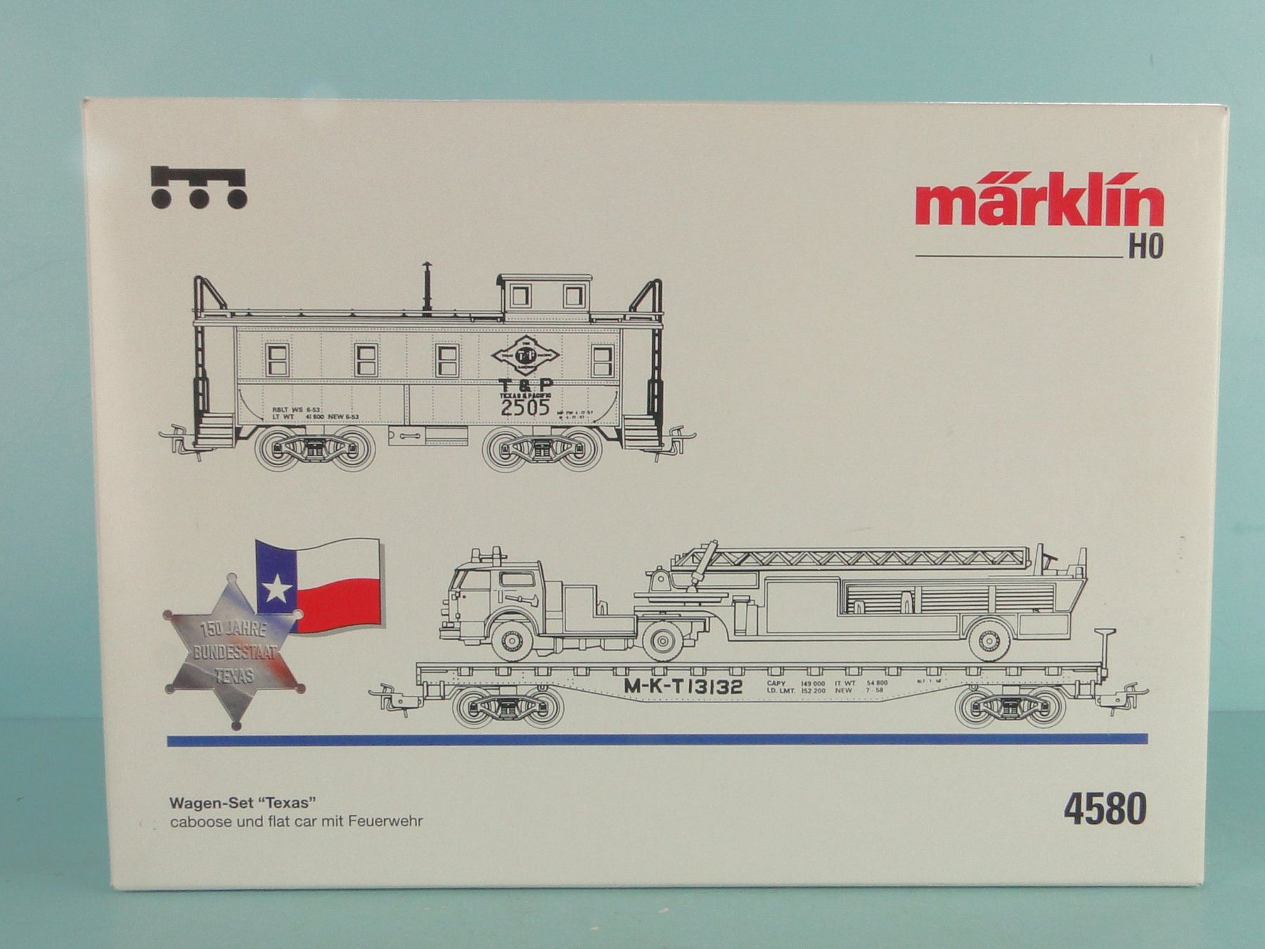 Märklin Modellini di ferrovie: Märklin 4580 Texas Set, NEU – Nuovo e nell'imballaggio originale da Bülach venduto da cann11 1