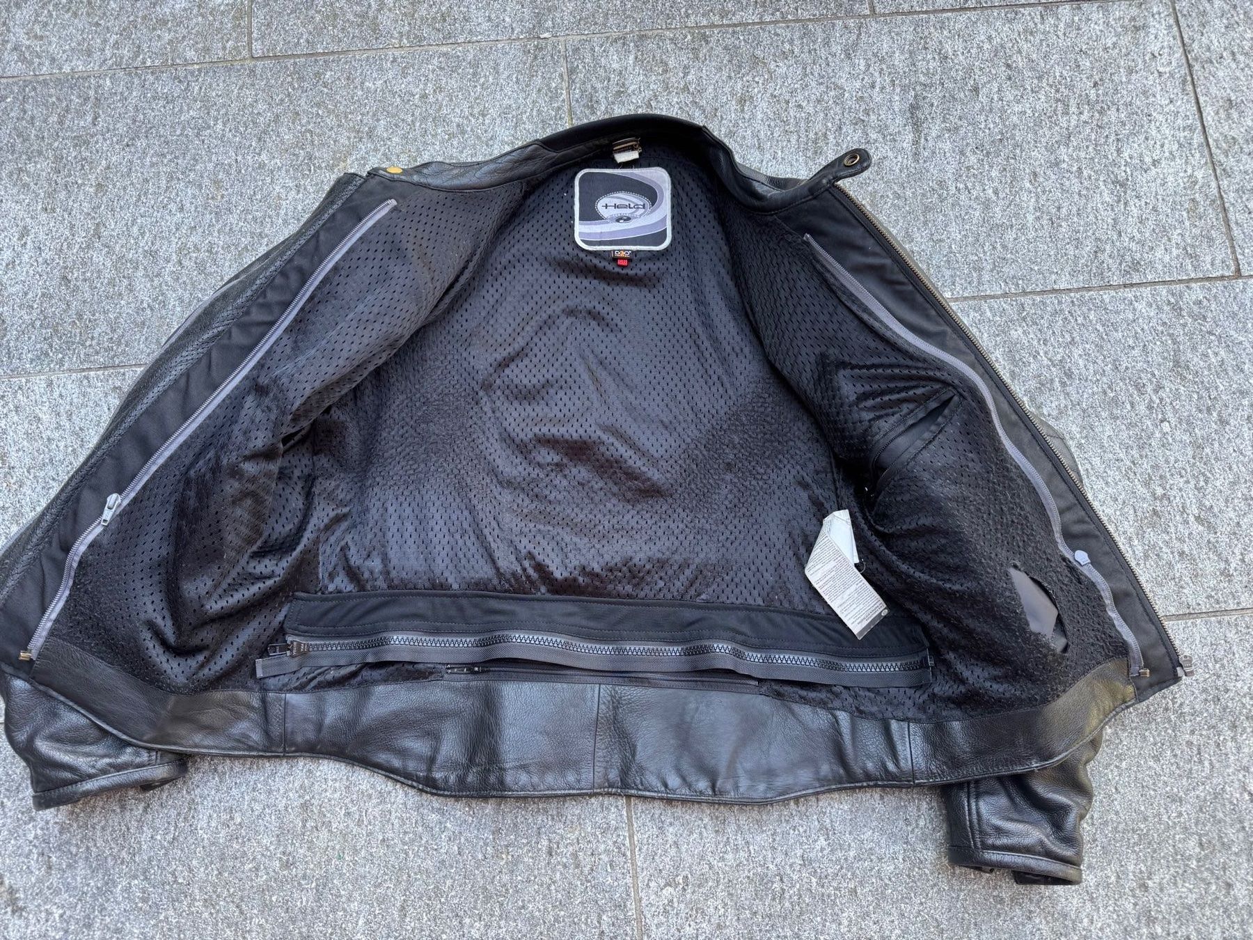 Held Giacche: Held schwarze Motorrad Jacke, Grösse 56, Leder – Usato da Meiringen venduto da Jackwashere 3