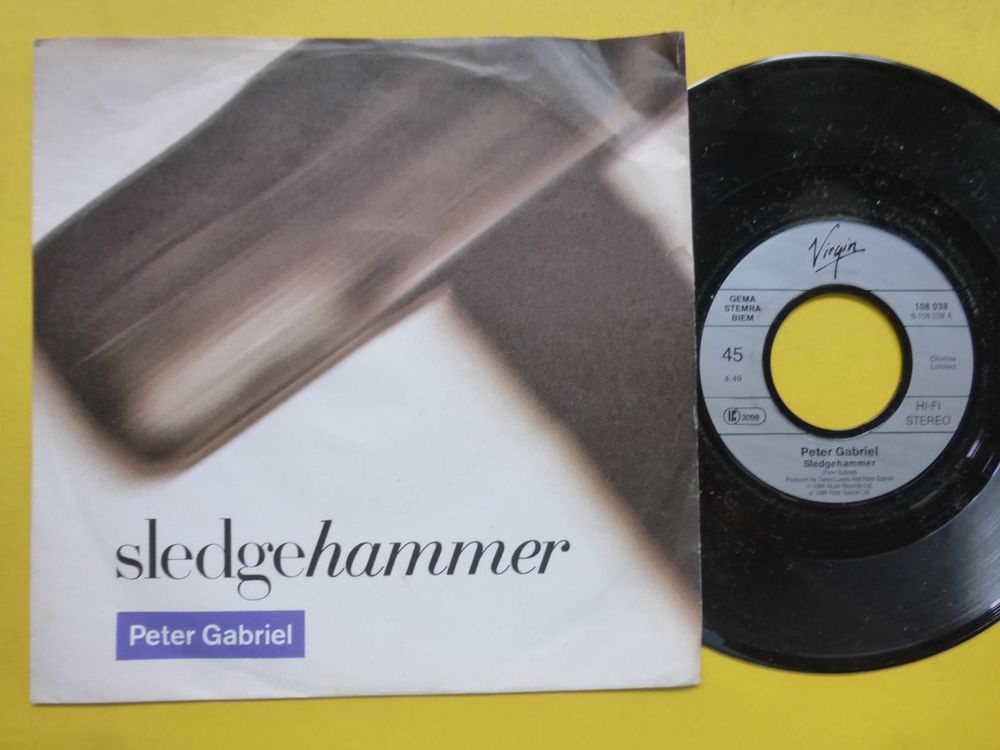 PETER GABRIEL 7" SLEDGEHAMMER Kaufen auf Ricardo