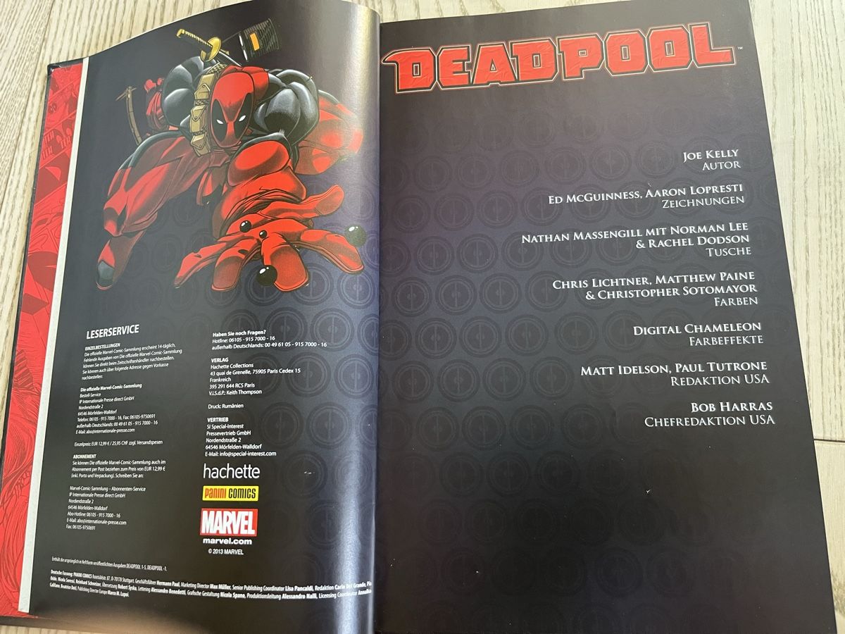 BD: Hey, hier ist Deadpool - Marvel - Comic – D'occasion à Romanshorn par Apfelschuss 1