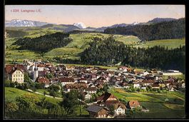 AK Langnau i. E, Panoramaansicht