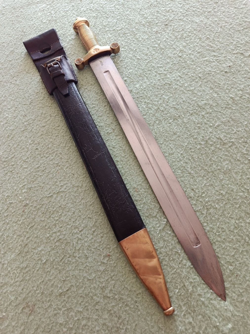 Stichwaffen: Faschinenmesser  eidg.Ord.M1842/52 – Gebraucht aus Neuenkirch von STMK21 3