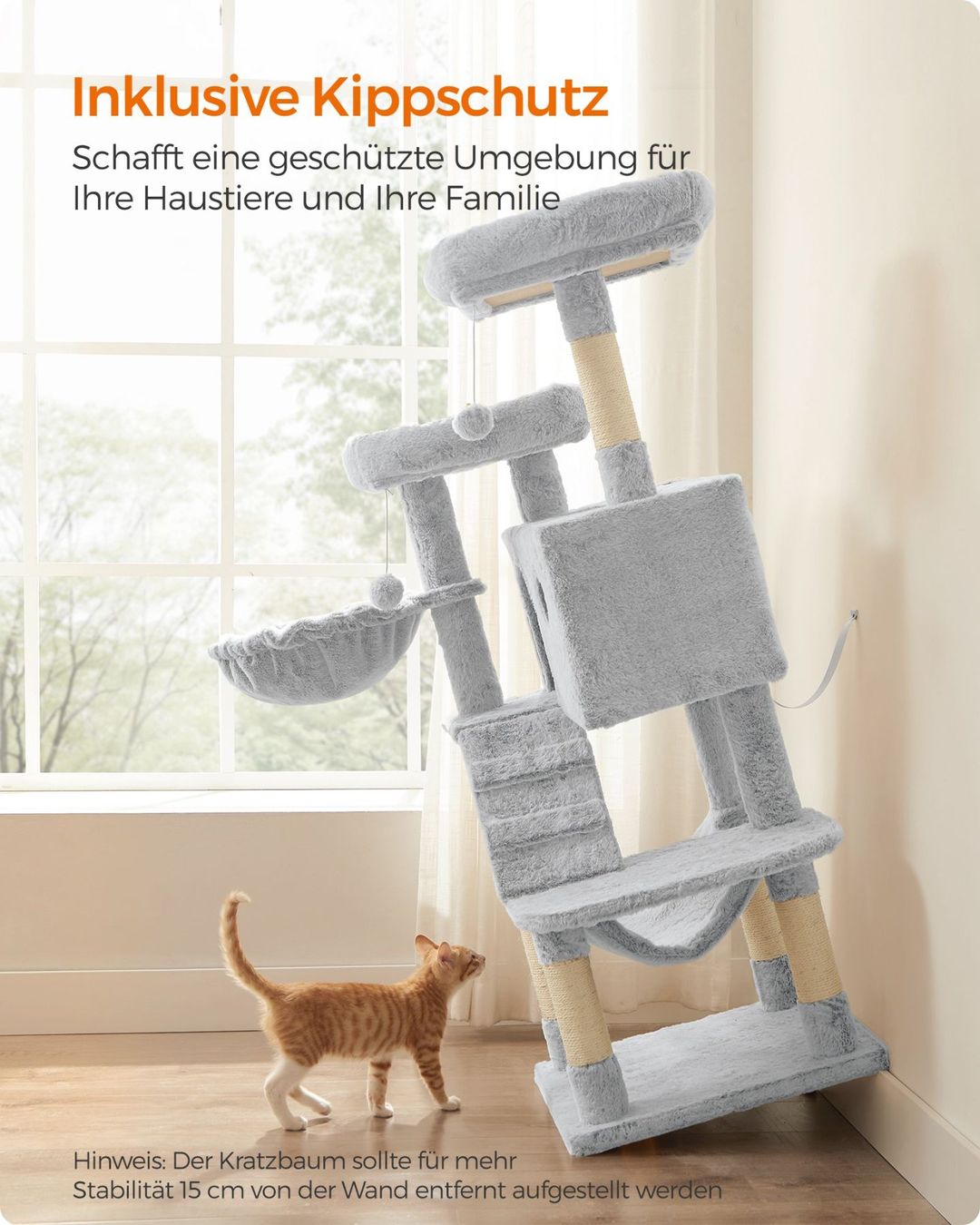 Tiragraffi: Kratzbaum Katzenbaum Weicher Bezug EROS – Nuovo (secondo la descrizione) da Lachen SZ venduto da MAMORU-MOEBEL 6