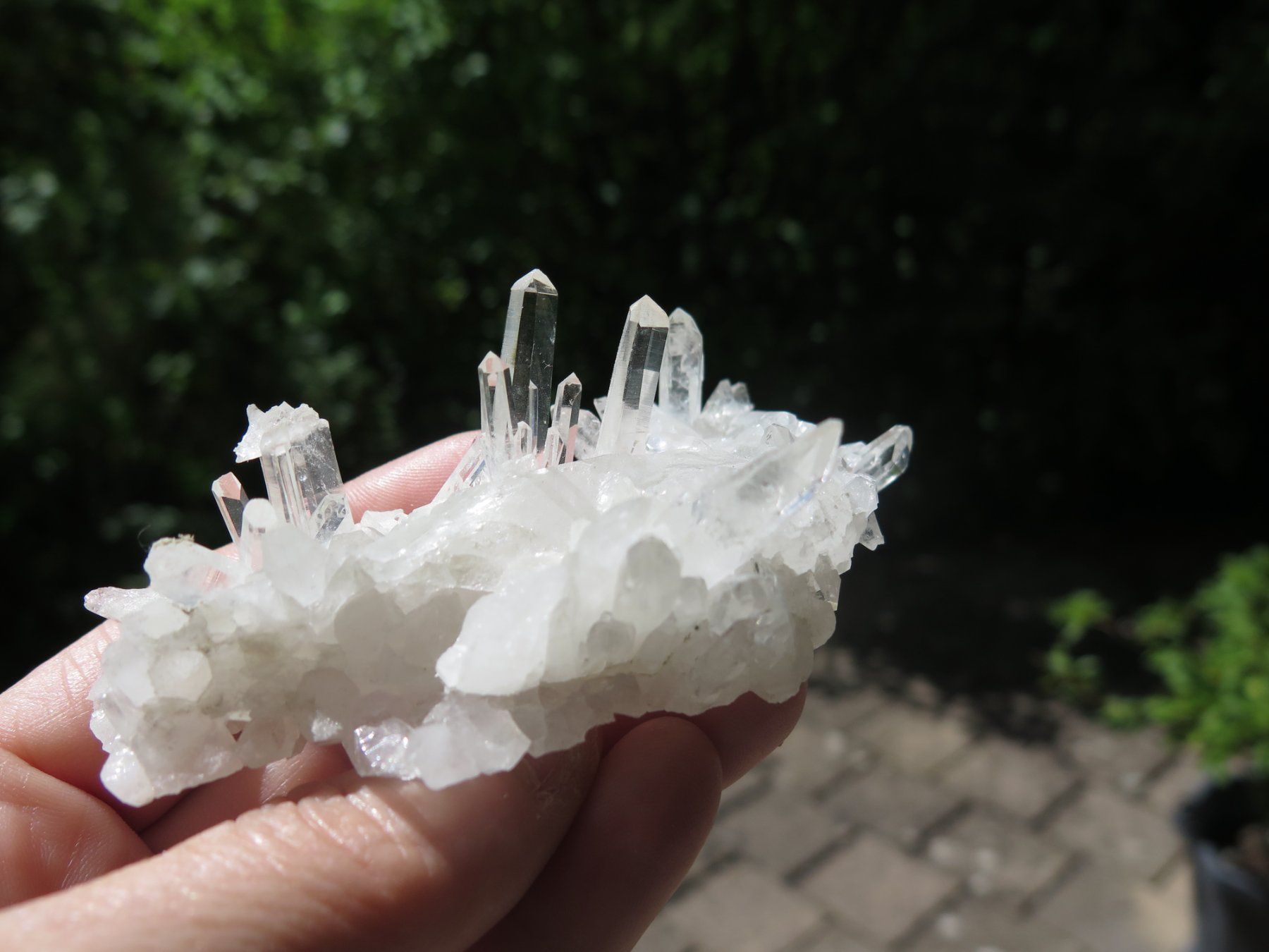 Mineralien & Heilsteine: Bergkristall Stufe – Gebraucht aus Schaffhausen von Yamakana51L8736OQ8 5