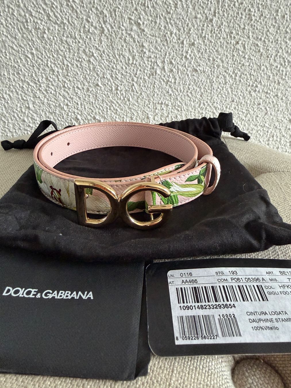 Dolce & Gabbana Cinture: Dolce&Gabbana Gürtel Damen 75 cm – Usato da Wädenswil venduto da Alice_style 1