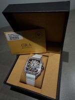 Hip Hop Luxus Uhr Modell Santos mit echten Moissaniten