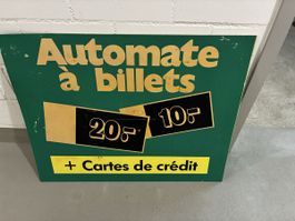 Kunststoffschild Vintage Garage doppelseitig