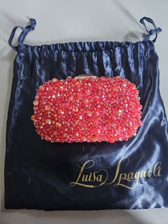 Luisa Spagnoli Beaded Clutch