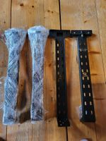 Supports (gouttière) pour barres de toit, hauteur 60 cm