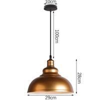 Lampes suspendues aspect rouillé vintage, industriel, loft
