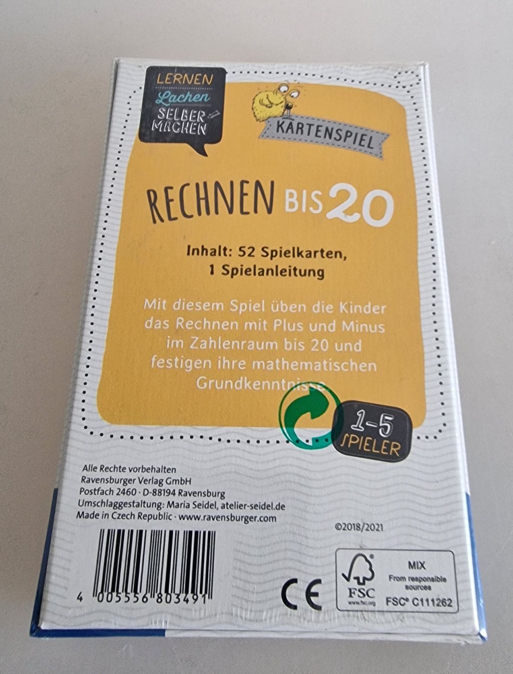 Ravensburger Spiele: Ravensburger Rechenspiel bis 20 - Neu – Neu und originalverpackt aus Oberuzwil von aseinkaufswelt 1
