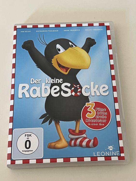 Der kleine Rabe Socke - 3 Filme DVD Box - Top Zustand! (Neu (gemäss ...