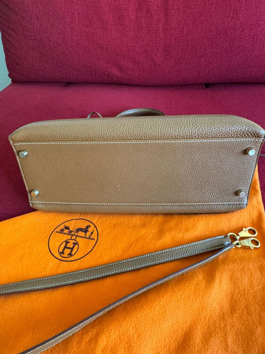 Hermès Borse da donna: Hermès Kelly 25 - Gold / Gold – Usato da Reinach BL venduto da Yugi-Cards 5