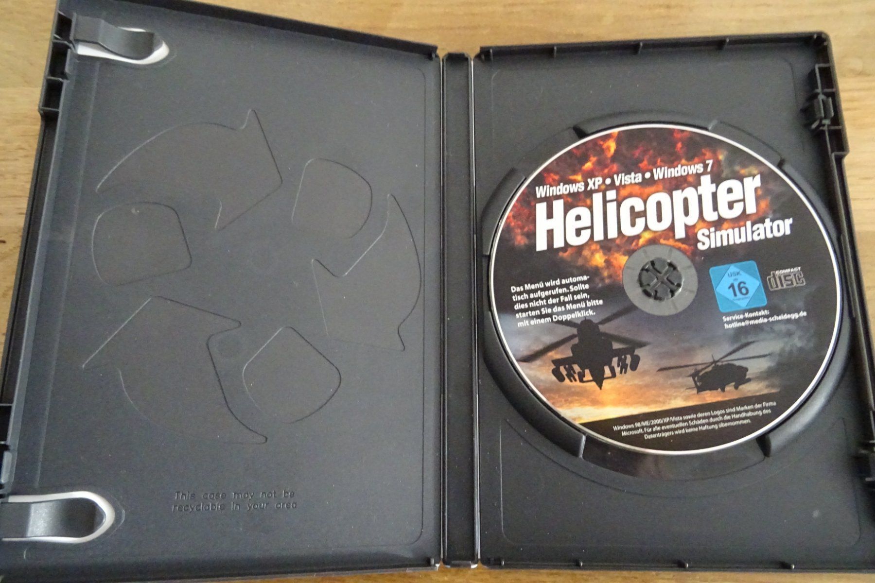 CD & DVD vergini: Helicopter Simulator, Windows XP/Vista/7 – Usato da Urtenen-Schönbühl venduto da Lari1 1