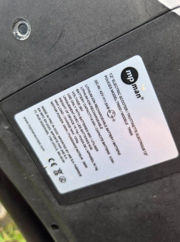Scooters: MPMan E-Scooter TR500, 48V, 6.0Ah – D'occasion à Zürich par ali_2l5w 3