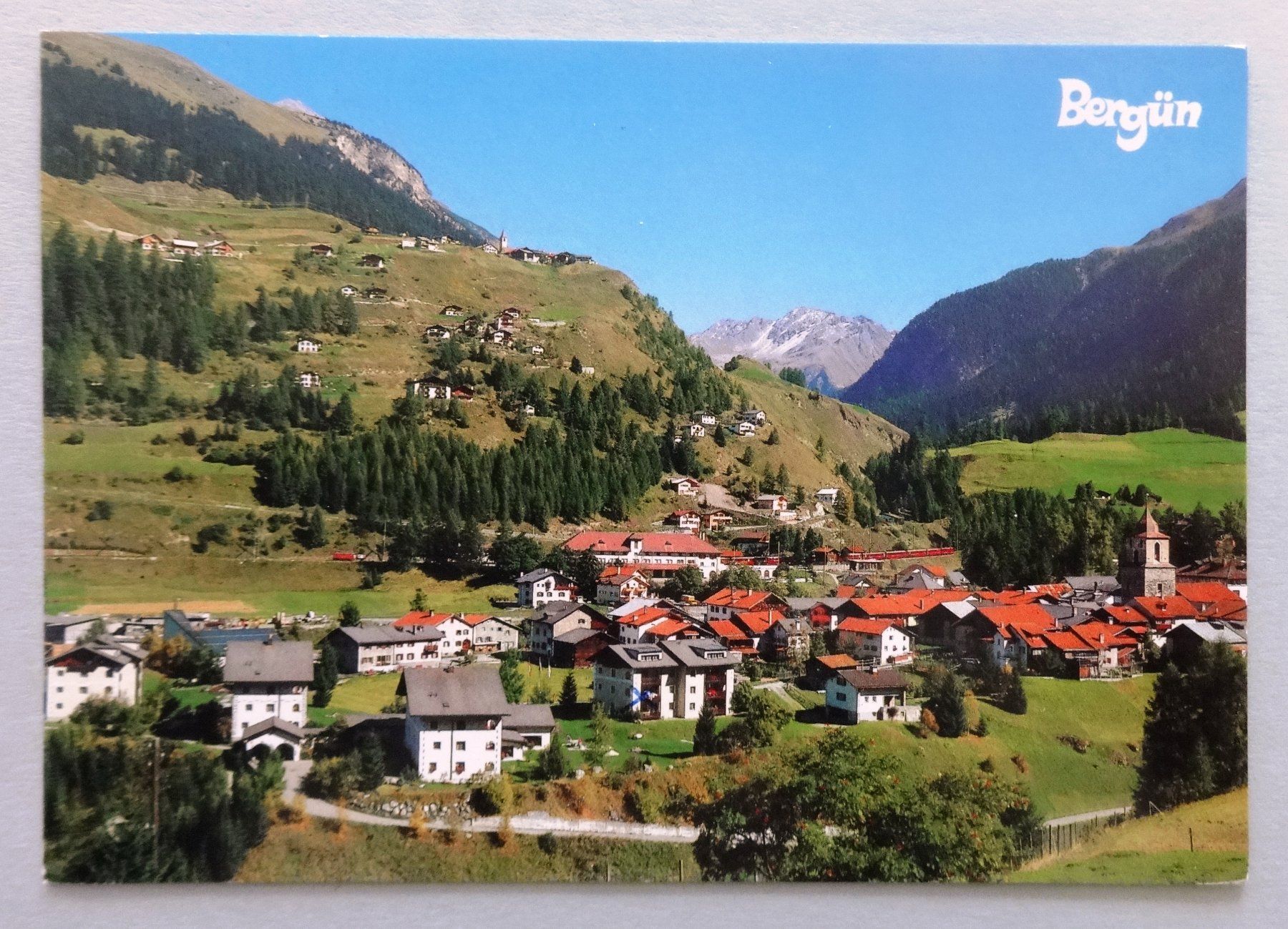 Cartoline postali: Bergun / Bravuogn 1400 m ü.M. – Usato da Fétigny venduto da Billy2miny