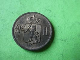 Norwegen 1897,  2 Oere