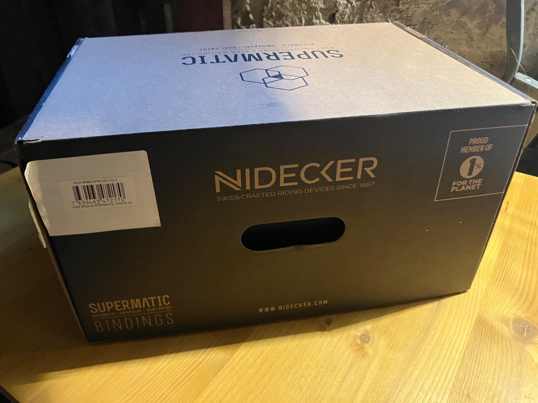 Nidecker Fixations: Supermatic Bindings Nidecker M white – Neuf avec emballage d'origine à Ittigen par sar_22wv 1