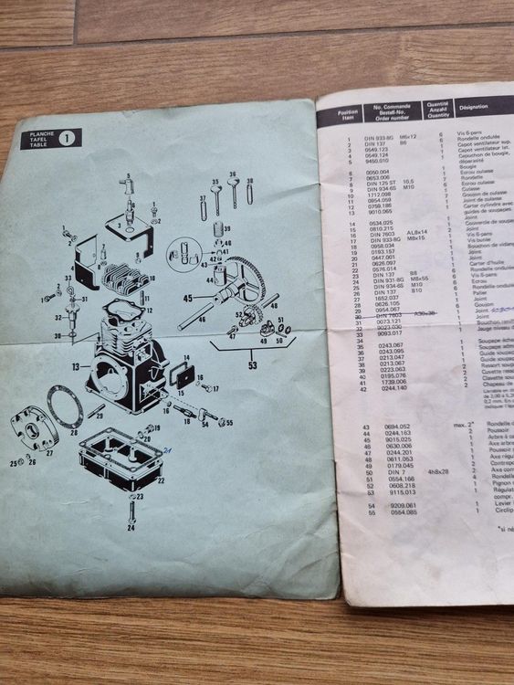 Original Ersatzteilliste MAG Motor 1040 SRL Kaufen auf Ricardo